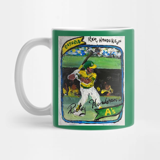 Rickey Henderson by ElSantosWorld